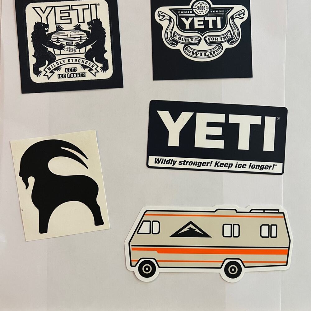 Outdoors brands stickers - yeti, backcountry, Nike trail - Picture 3 of 3